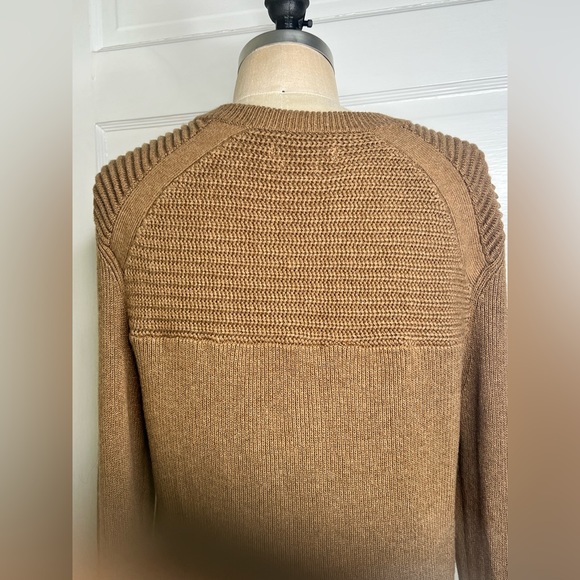 Isabel Marant Etoile Koyle sweater 42 L camel crew sweater caramel wool jumper - Picture 5 of 12